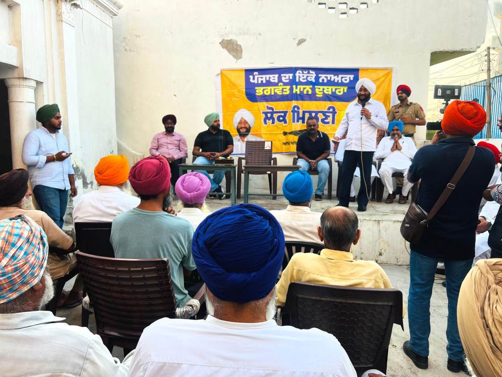 MLA Kulwant Singh announces grants for development works in Manak Majra Bairopur and Bhago Majra